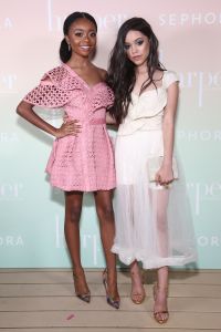 Skai Jackson and Jenna Ortega harper by Harper's BAZAAR party, Arrivals, Los Angeles, USA - 26 Apr 2017
