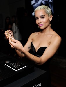 Zoe Kravitz wears Brandon Maxwell Tiffany and Co. HardWear event, Los Angeles, USA - 26 Apr 2017