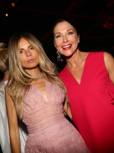 Erica Pelosini and Sally PerrinMOCA Gala Honoring Jeff Koons, Inside, Los Angeles, USA - 29 Apr 2017
