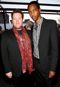 Elliott Hundley and Alphaeus Taylor MOCA Gala Honoring Jeff Koons, Inside, Los Angeles, USA - 29 Apr 2017