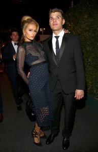 Paris Hilton and Chris ZylkaMOCA Gala Honoring Jeff Koons, Inside, Los Angeles, USA - 29 Apr 2017