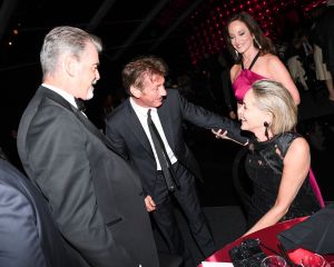 Pierce Brosnan, Sean Penn, Sharon StoneMOCA Gala Honoring Jeff Koons, Los Angeles, USA - 29 Apr 2017