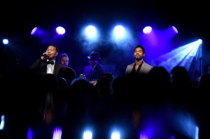 John Legend, MiguelMOCA Gala Honoring Jeff Koons, Los Angeles, USA - 29 Apr 2017