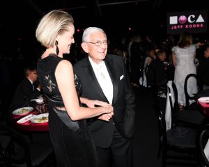 Sharon Stone, Eli BroadMOCA Gala Honoring Jeff Koons, Los Angeles, USA - 29 Apr 2017