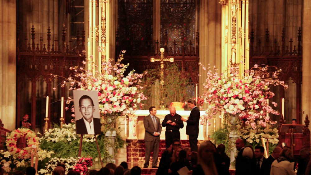 The Santiago Barberi Gonzalez memorial service.