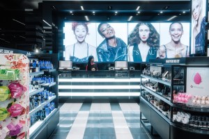 Inside Sephora on 34th street.