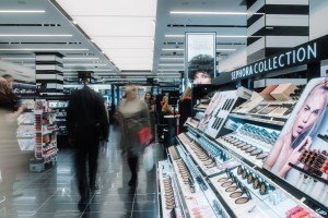 Inside Sephora on 34th street.