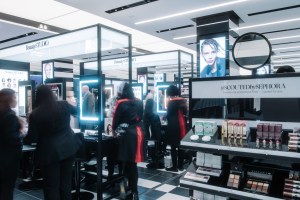 Inside Sephora on 34th street.