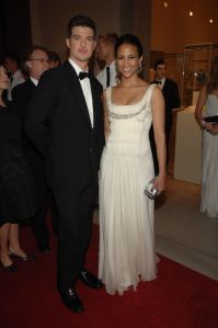 Singer Robin Thicke, left, and Paula Patton attend the Metropolitan Museum of Art's annual Costume Institute gala in New York City. The evening celebrated designer Paul Poiret and the May 8 opening of the 'Poiret: King of Fashion' exhibit.Met Costume Institute Gala Inside, New York