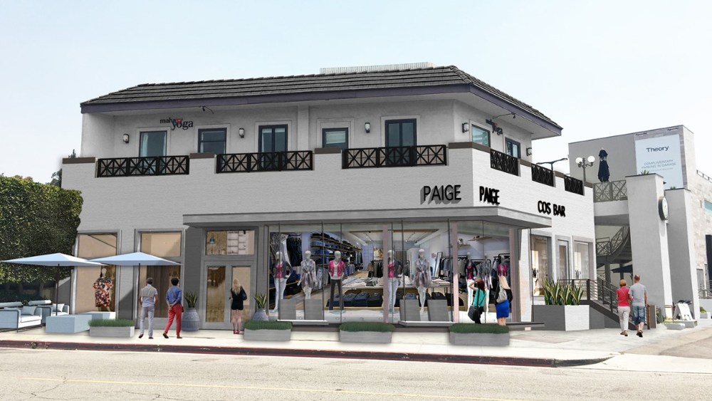 A rendering of the Paige store in Brentwood