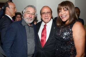 Robert DeNiro, Clive Davis, Grace Hightower DeNiro