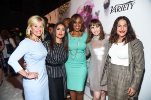Gretchen Carlson, Salma Hayek, Gayle King, Lena Dunham, Jenni KonnerVariety's Power of Women NY Presented by Lifetime, Inside, Cipriani Midtown, New York, USA - 21 Apr 2017