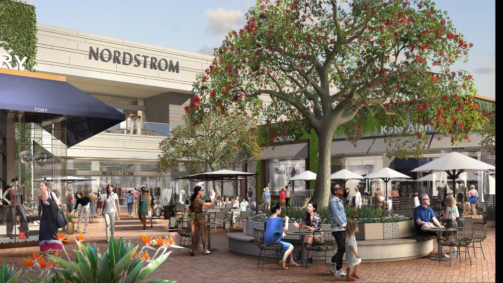 A rendering of Westfield UTC in San Diego
