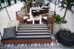 Kelly Wearstler-designed common areas at Westfield Century City