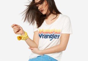 A look from the Wrangler 70th anniversary collection.