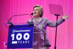 Hillary ClintonPlanned Parenthood 100th Anniversary Gala, Inside, New York, USA - 02 May 2017