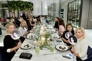 Guests at the David Downton dinner at Mass Beverly showroom