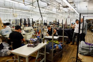 Inside one of 9b Apparel's Los Angeles factories