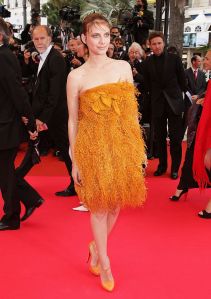 CANNES, FRANCE - MAY 25:  Actress Melanie Laurent arrives for the Palme d'Or Closing Ceremony at the Palais des Festivals during the 61st International Cannes Film Festival on May 25, 2008 in Cannes, France.  (Photo by Francois Durand/Getty Images)