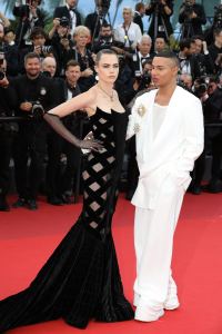 May 25, 2022, Cannes, Cote d'Azur, France: NORMAN REEDUS and DIANE KRUGER attend the 75th Anniversary Ceremony during 75th annual Cannes Film Festival. 25 May 2022 Pictured: May 24, 2022, Cannes, Cote d'Azur, France: CARA DELEVINGNE and BALMAIN designer OLIVIER ROUSTEING attends the 75th Anniversary Ceremony during 75th annual Cannes Film Festival. Photo credit: ZUMAPRESS.com / MEGA TheMegaAgency.com +1 888 505 6342 (Mega Agency TagID: MEGA861507_006.jpg) [Photo via Mega Agency]