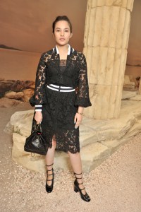 Chelsea Islan Front row at Chanel Cruise 2018 show