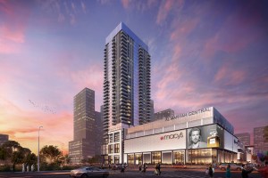 A rendering of the Galleria in Abu Dhabi.