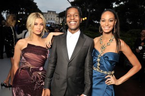 Hailey Baldwin, A$AP Rocky and Joan Smalls