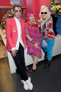 Duggie Fields, Zandra Rhodes and Pam Hogg