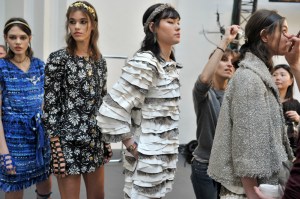 Backstage at Chanel Cruise 2018 Show
