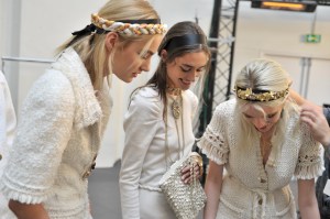 Backstage at Chanel Cruise 2018 Show