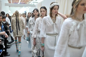 Backstage at Chanel Cruise 2018 Show