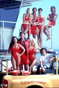 EDITORIAL USE ONLY / NO MERCHANDISINGMandatory Credit: Photo by FremantleMedia Ltd/REX/Shutterstock (834546ix)'Baywatch' - Pamela Anderson and David HasselhoffFremantle Archive