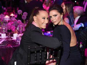Donna Karan and Victoria Beckham