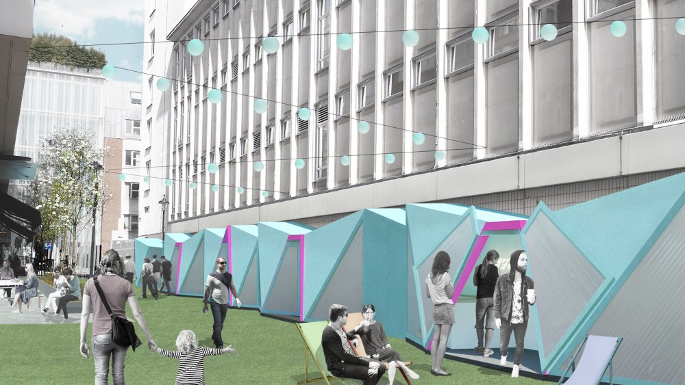 A rendering of Bird Street in London