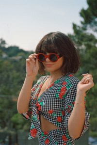 Summer ad image from Boohoo.com's collaboration with Stella Hudgens.
