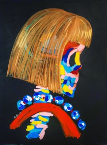 Works by street artist Bradley Theodore