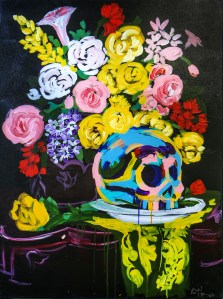 Works by street artist Bradley Theodore