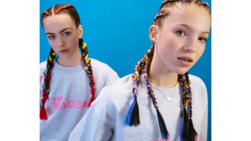 Braid Bar's new campaign featuring Lila Moss