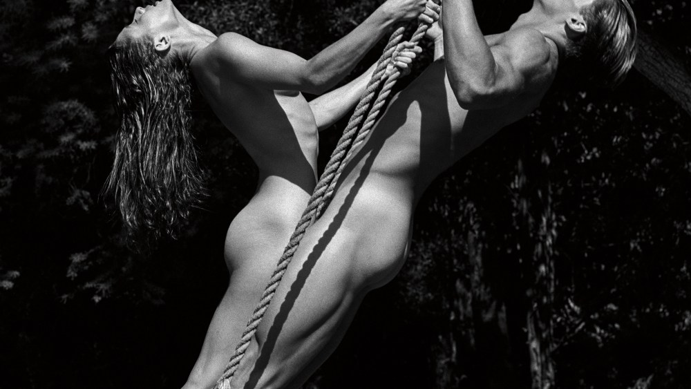 "Ric and Natalie, Villa Tejas, Montecito, California" by Bruce Weber
