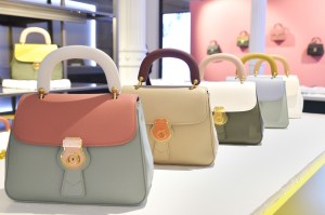 The atmosphere at the Burberry DK88 bag launch.