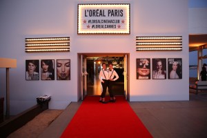 The atmosphere at L'Oral Paris party during the 70th Cannes Film Festival.