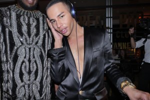 Olivier Rousteing at the L'Oréal Paris party during the 70th Cannes Film Festival.