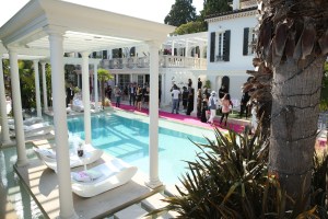 The atmosphere at Philipp Plein's show at his villa during Cannes Film Festival.
