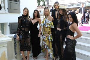 Guests at Philipp Plein's show at his villa during Cannes Film Festival.