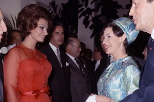 Obligatory credit Reginald Davis/Rex Features. .Mandatory Credit: Photo by Reginald Davis/REX/Shutterstock (918433ch)Sophia Loren meeting Princess Margaret at the Cannes Film FestivalSophia Loren
