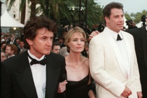 TRAVOLTA PENN US actress Robin Wright Penn arrives between her husband Sean Penn, left, and John Travolta for the screening of Nick Cassavetes 's movie " She's so lovely" in competition for the Cannes film festivalFRANCE CANNES FESTIVAL, CANNES, France