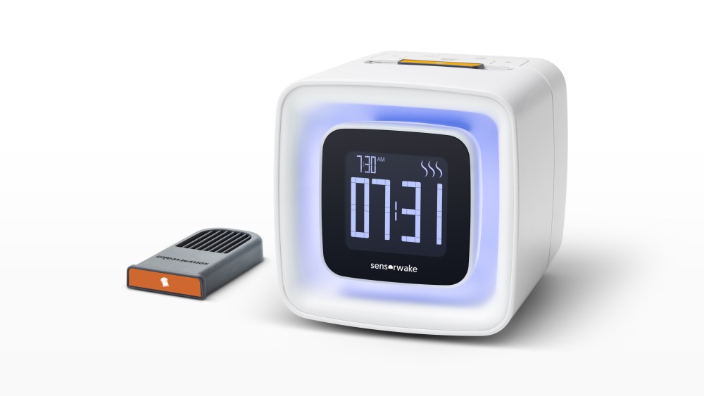 The Sensorwake alarm clock.