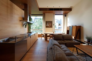A suite at Trunk Hotel in Tokyo.
