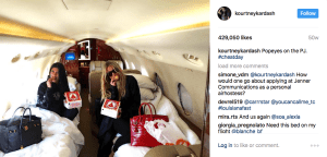 Kourtney Kardashian's post.