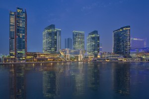 A rendering of the Galleria in Abu Dhabi.